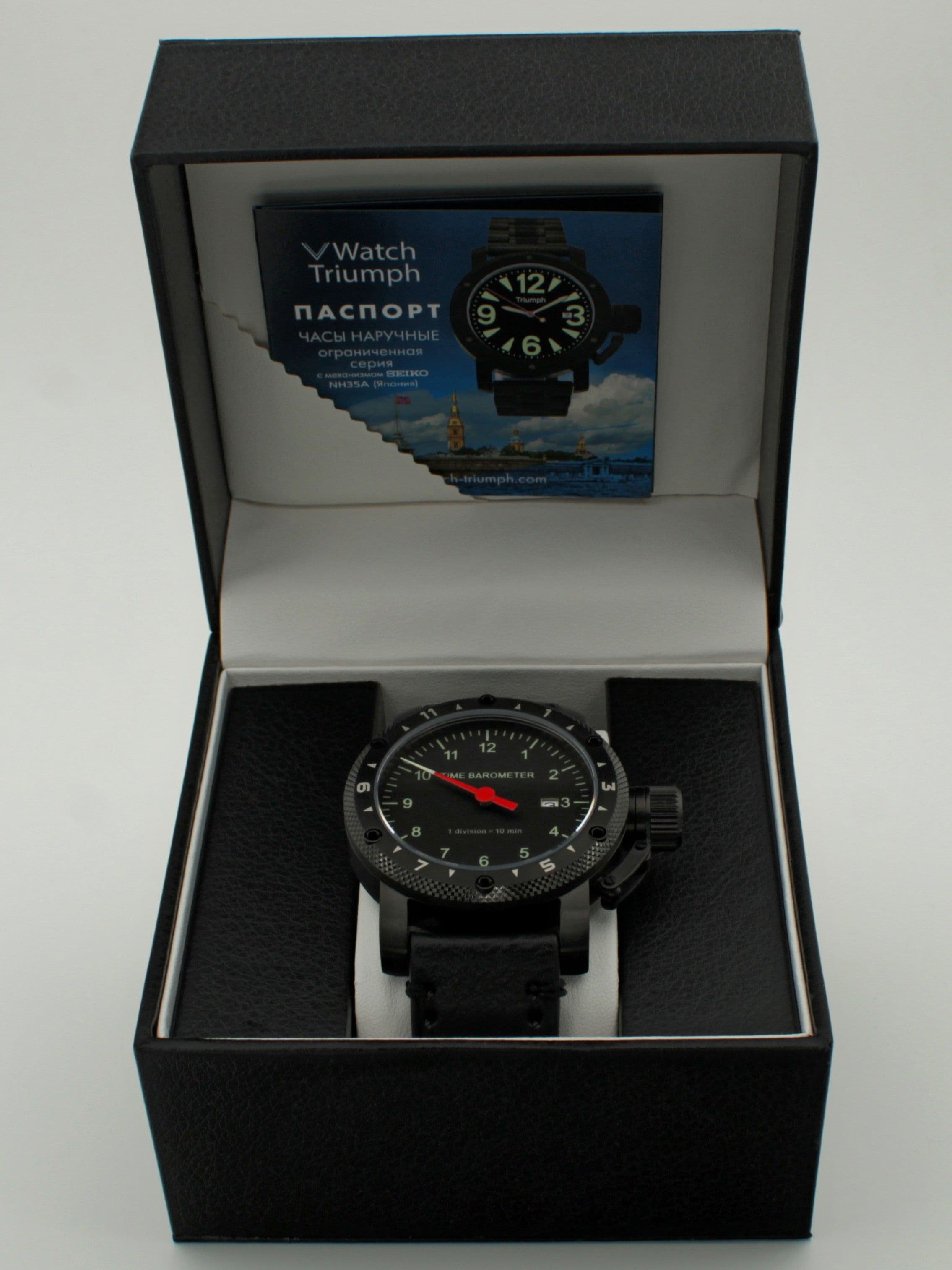 Часы Time Barometer однострелочные механические с автоподзаводом (Seiko NH35A) 147.177.01