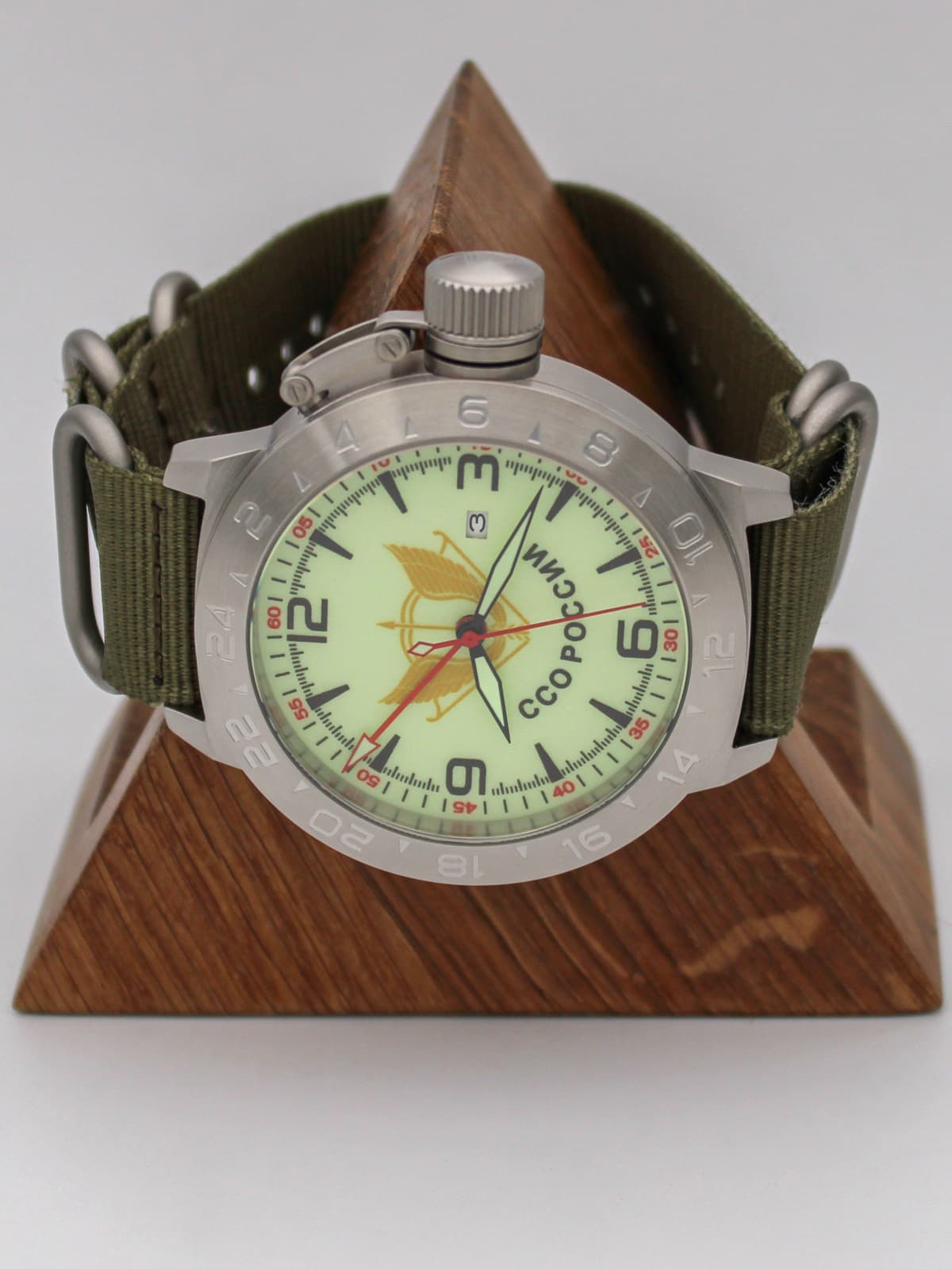 Часы ССО России механические с автоподзаводом (Seiko NH34A) 52.280.21