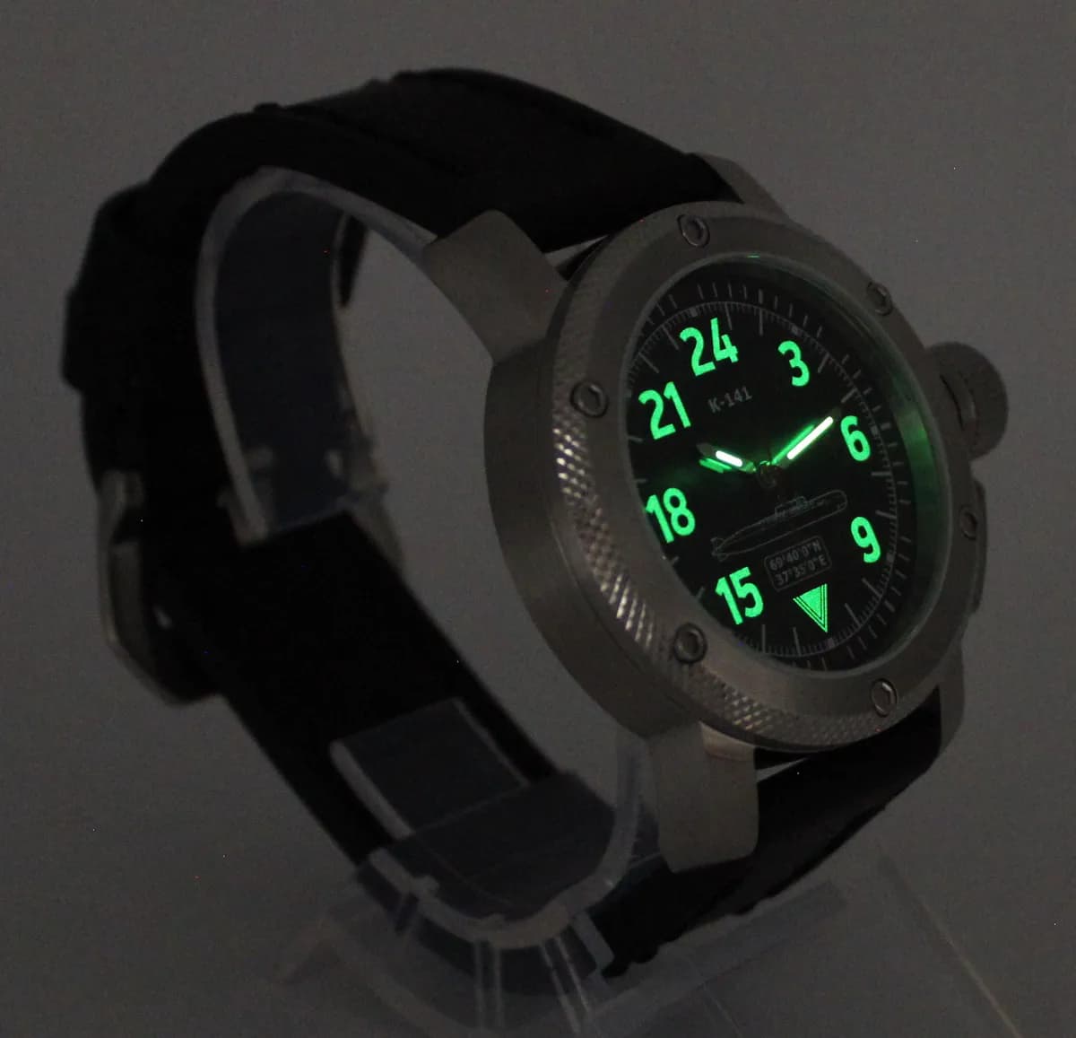 Часы К-141 Курск (Oscar-II) 1089.01 механические (сапфировое стекло) с автоподзаводом, механизм Восток 2431 