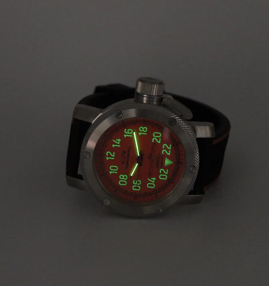 Часы К-278 / Комсомолец (Mike) 1043.17 механические с автоподзаводом (сапфировое стекло), механизм Восток 2431