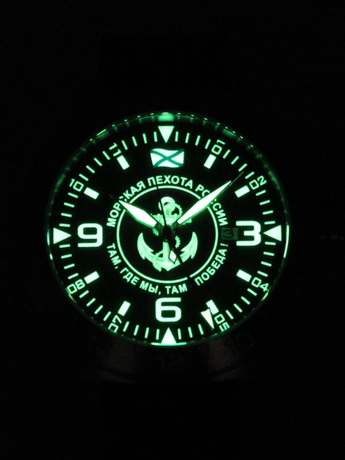 Часы Морская пехота механические с автоподзаводом (Seiko NH34A) 52.167.21