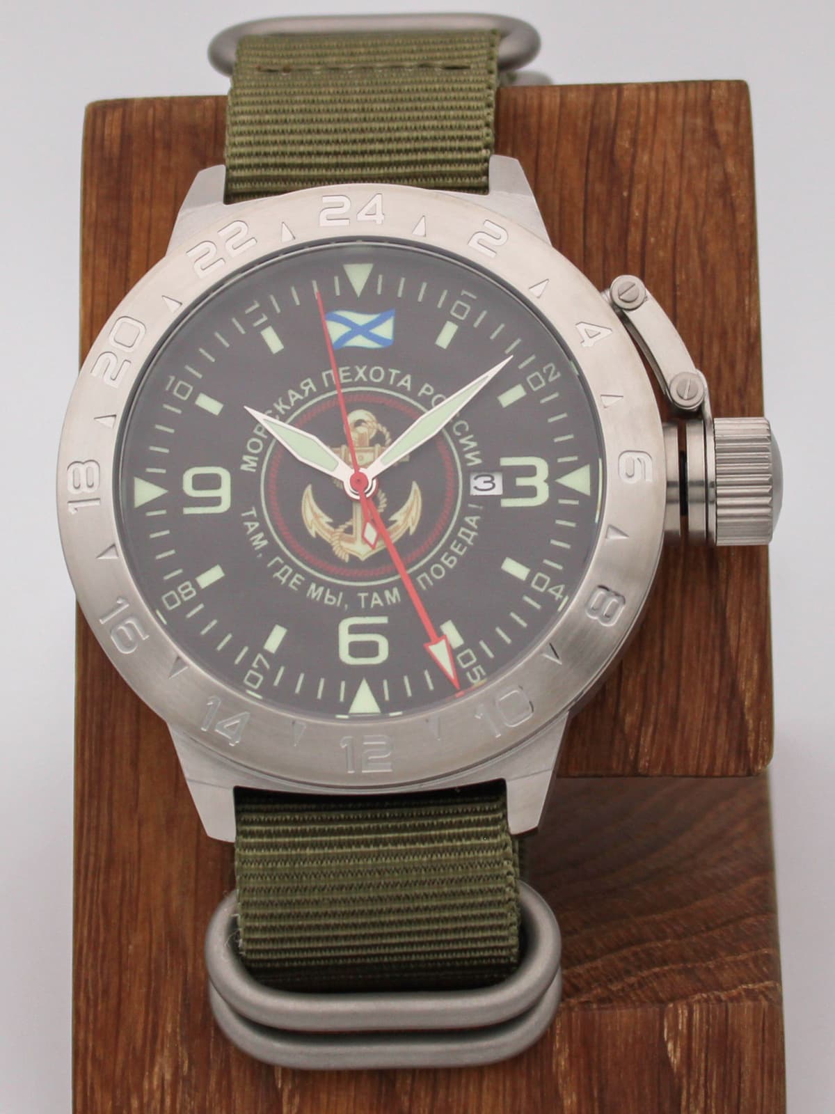 Часы Морская пехота механические с автоподзаводом (Seiko NH34A) 52.167.21