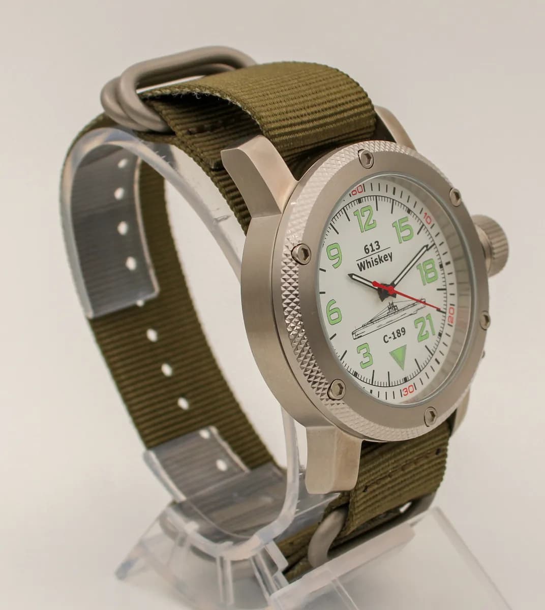 Часы наручные С-189 (Whiskey) механические 101.21, противоударные, механизм Ракета 2623Н