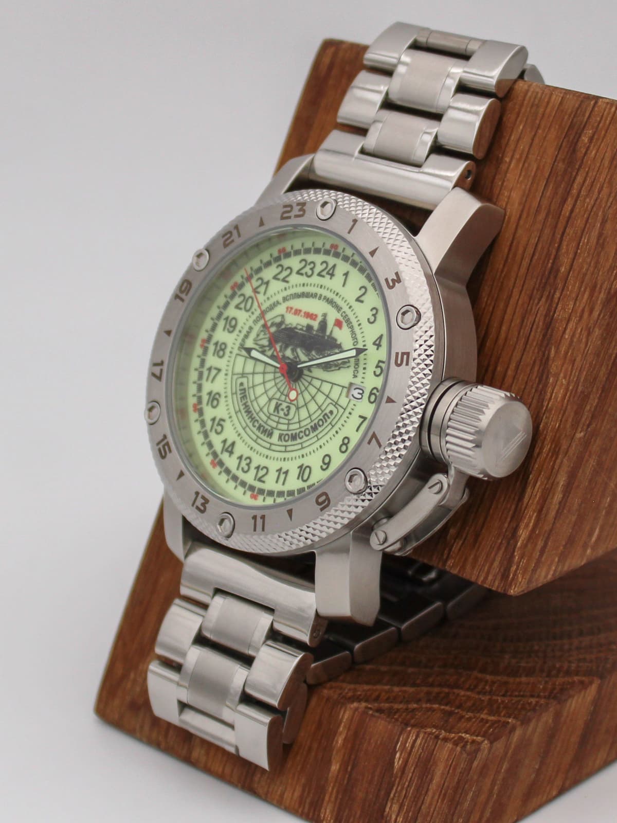 Часы К-3 "Ленинский комсомол" кварцевые (Ronda 515.24H) Q47.150.2