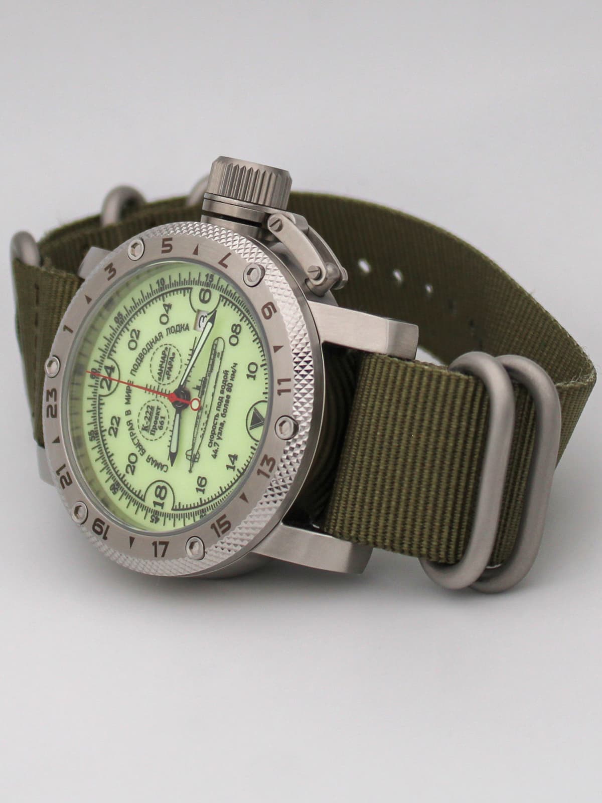 Часы К-222 / Анчар (Papa) кварцевые (Ronda 515.24H) Q47.035.21