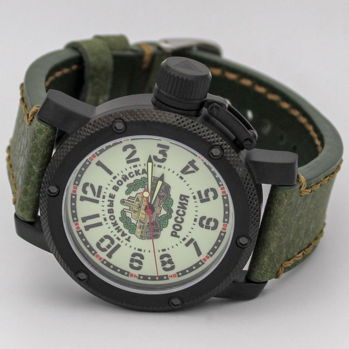Часы Танковые войска РОССИЯ, механизм Восток 2415.01