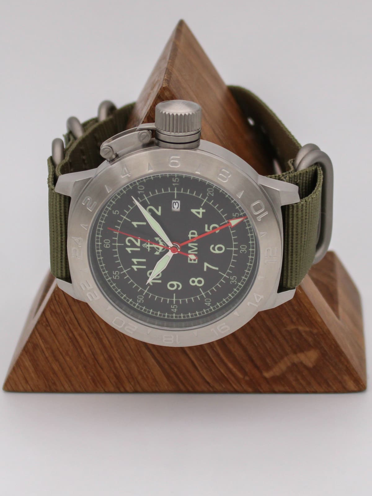 Часы ВМФ механические с автоподзаводом (Seiko NH34A) 52.321.21