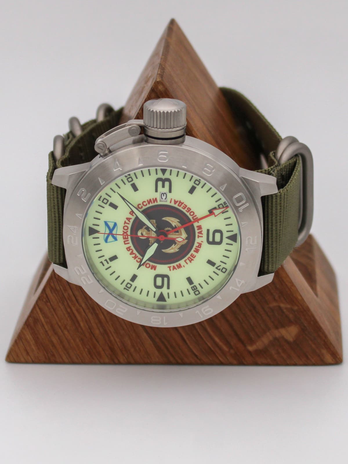 Часы Морская пехота механические с автоподзаводом (Seiko NH34A) 52.166.21