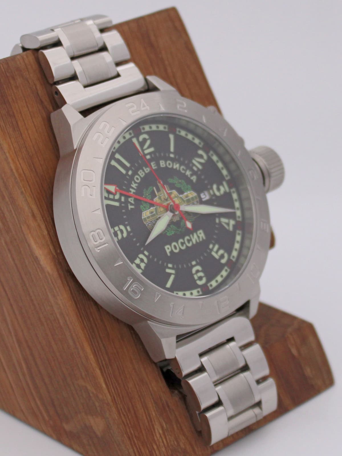 Часы Танковые войска механические с автоподзаводом (Seiko NH34A) 52.209.2