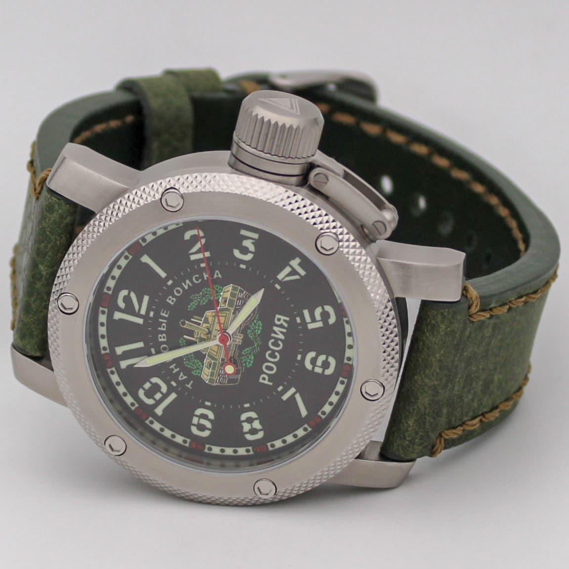 Часы Танковые войска РОССИЯ, механизм Восток 2415.01