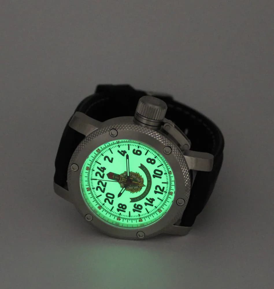 Часы наручные Погранвойска 173.11, механические, механизм Ракета 2623