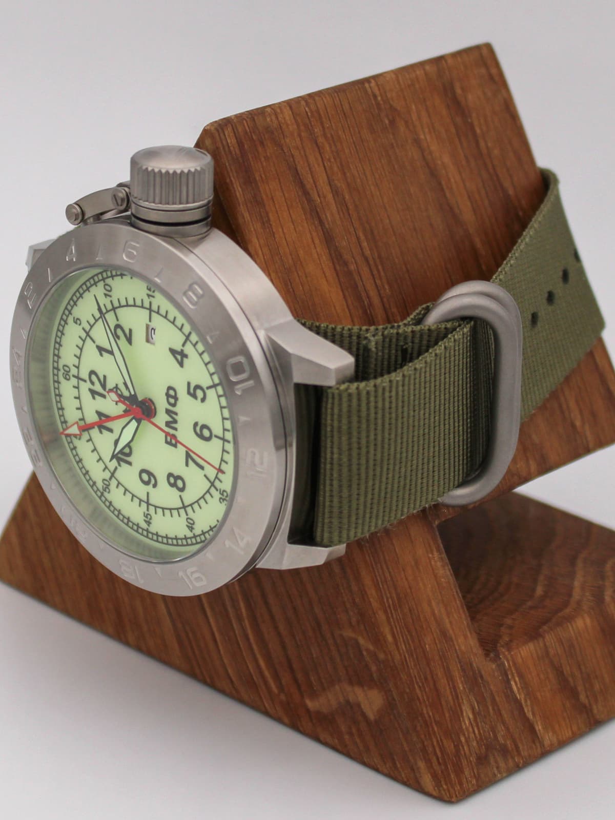 Часы ВМФ механические с автоподзаводом (Seiko NH34A) 52.320.21