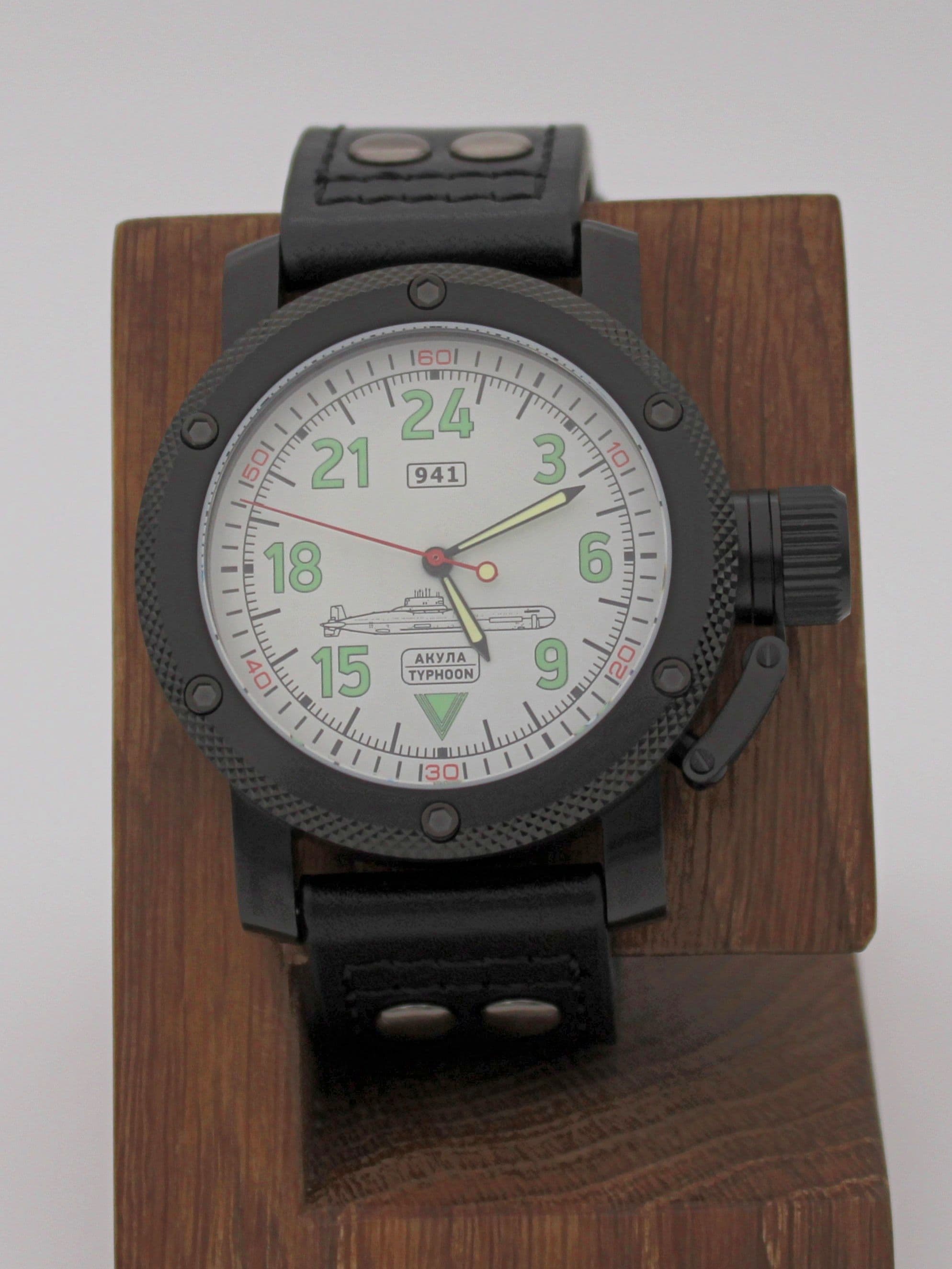 Часы 941 / Акула (Typhoon) механические с автоподзаводом (Восток 2431) 101.051.01