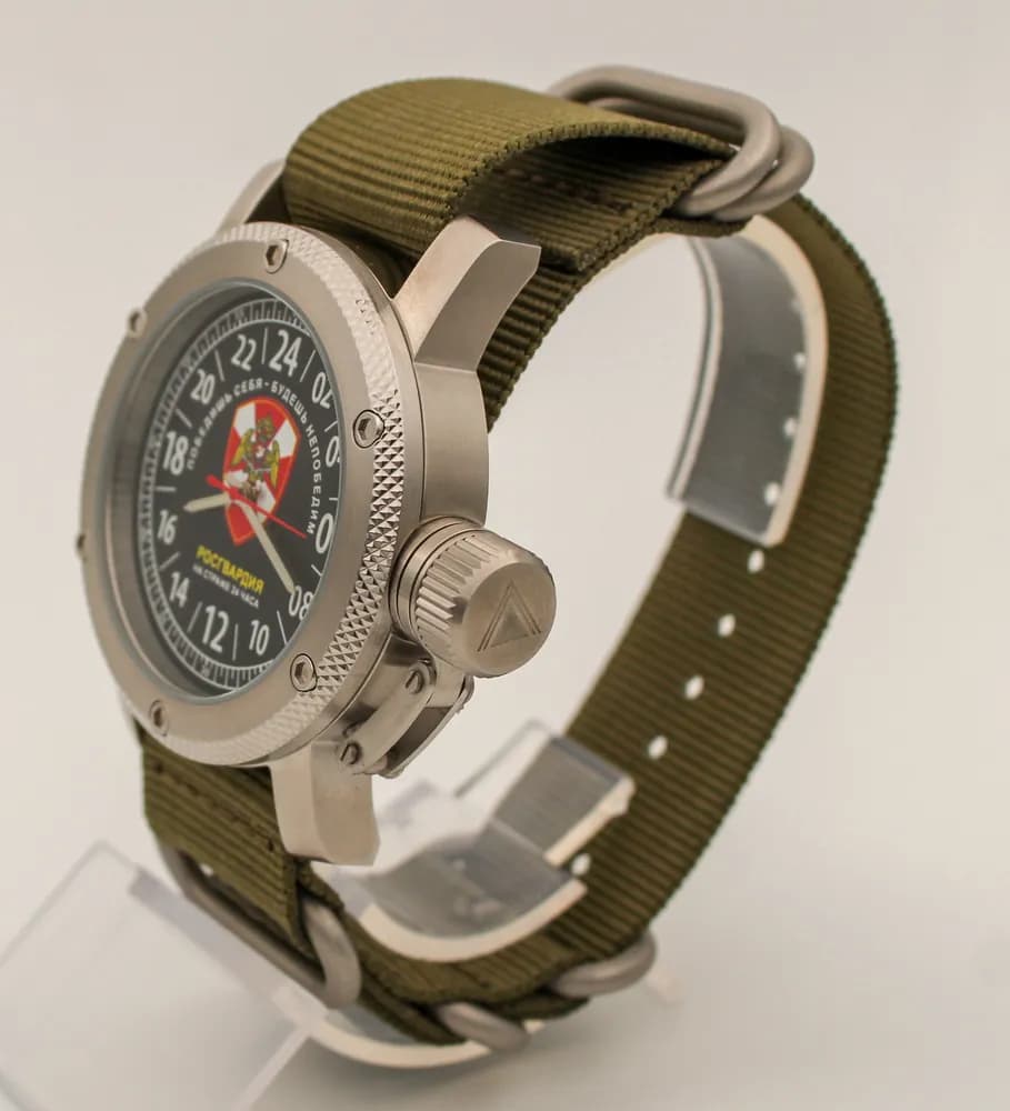Часы наручные Росгвардия 164.21 механические, механизм Ракета 2623 Н