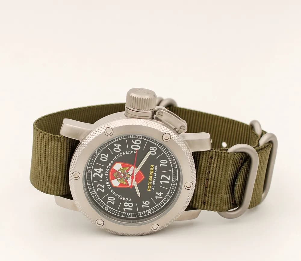 Часы наручные Росгвардия 164.21 механические, механизм Ракета 2623 Н