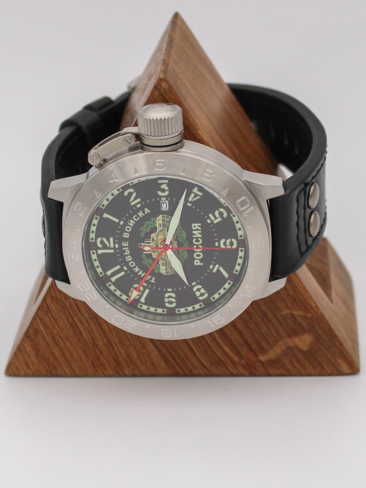 Часы Танковые войска механические с автоподзаводом (Seiko NH34A) 52.209.01