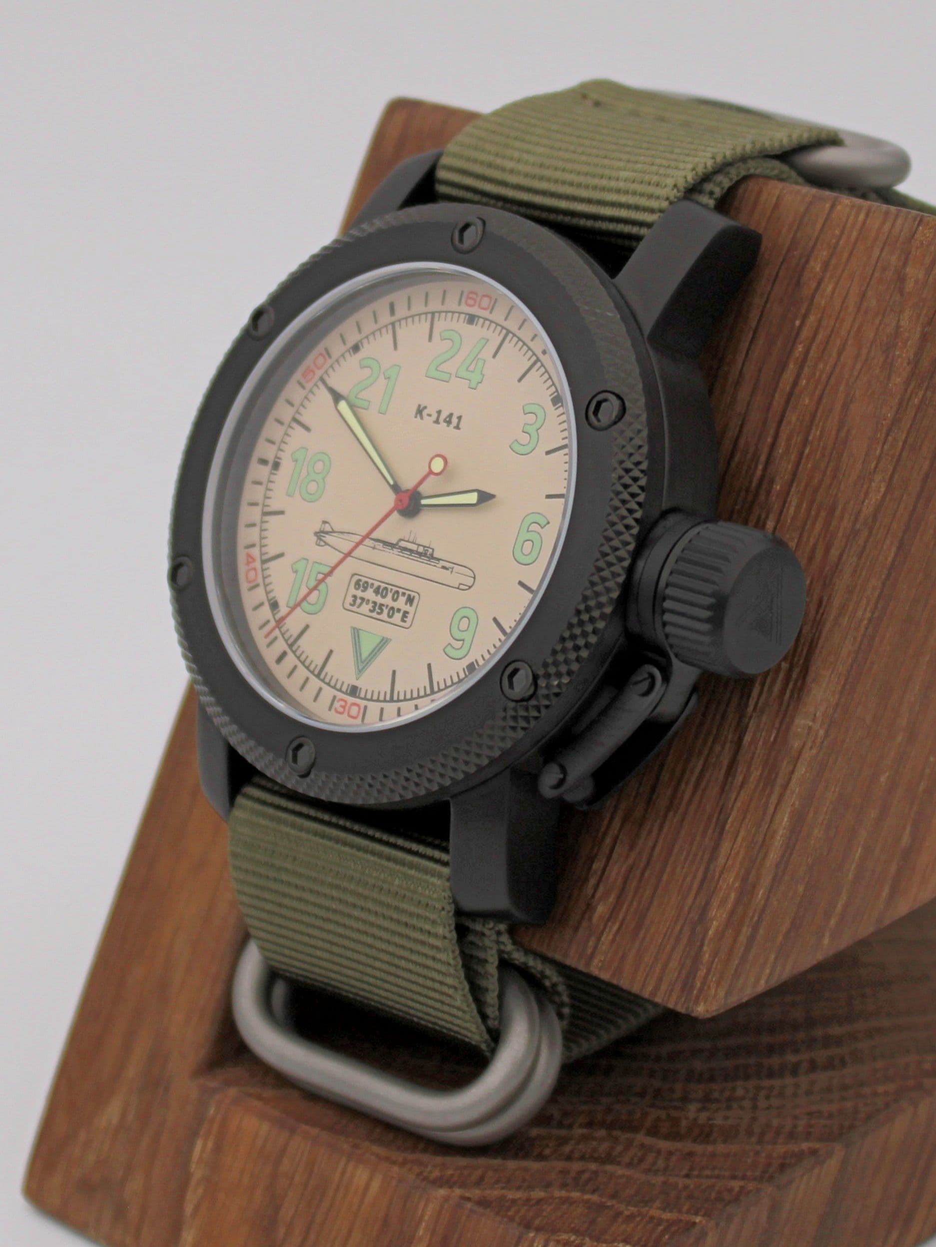 Часы К-141 / Курск (Oscar-II) механические с автоподзаводом (Восток 2431) 101.087.21