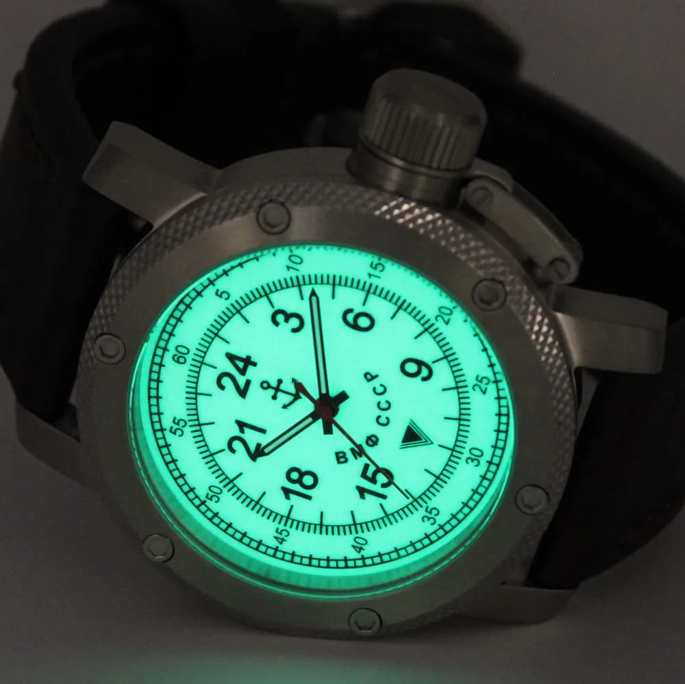 Часы ВМФ СССР механические 015.02 механизм Ракета 2623