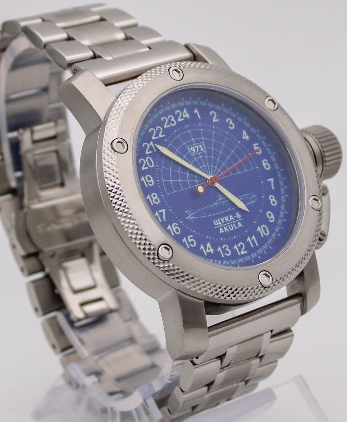Часы 971 / Щука-Б (Akula) механические с автоподзаводом (Восток 2431) 1288.2