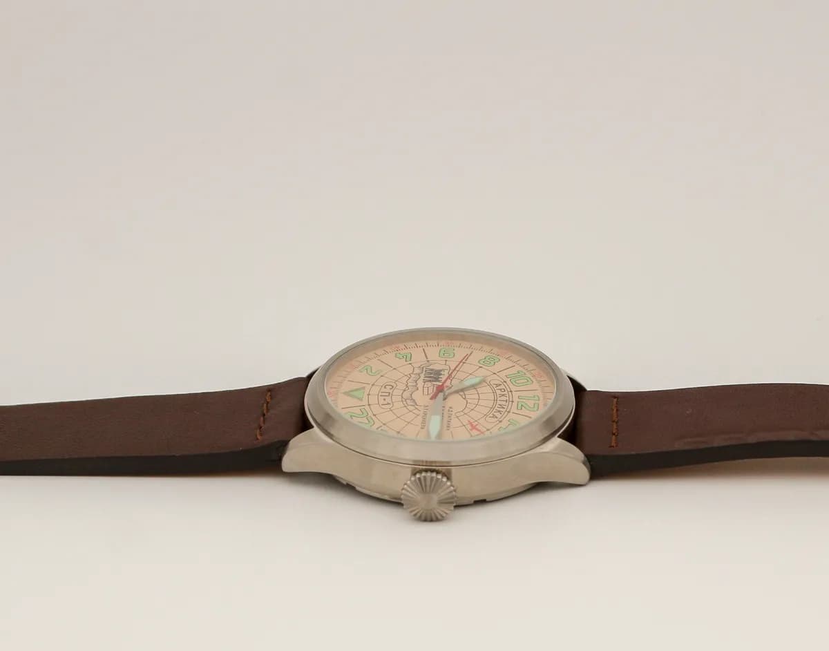 Часы наручные Полярные, механические Арктика "Северный Полюс-1", 11.224.02 ,  механизм Восток 2423