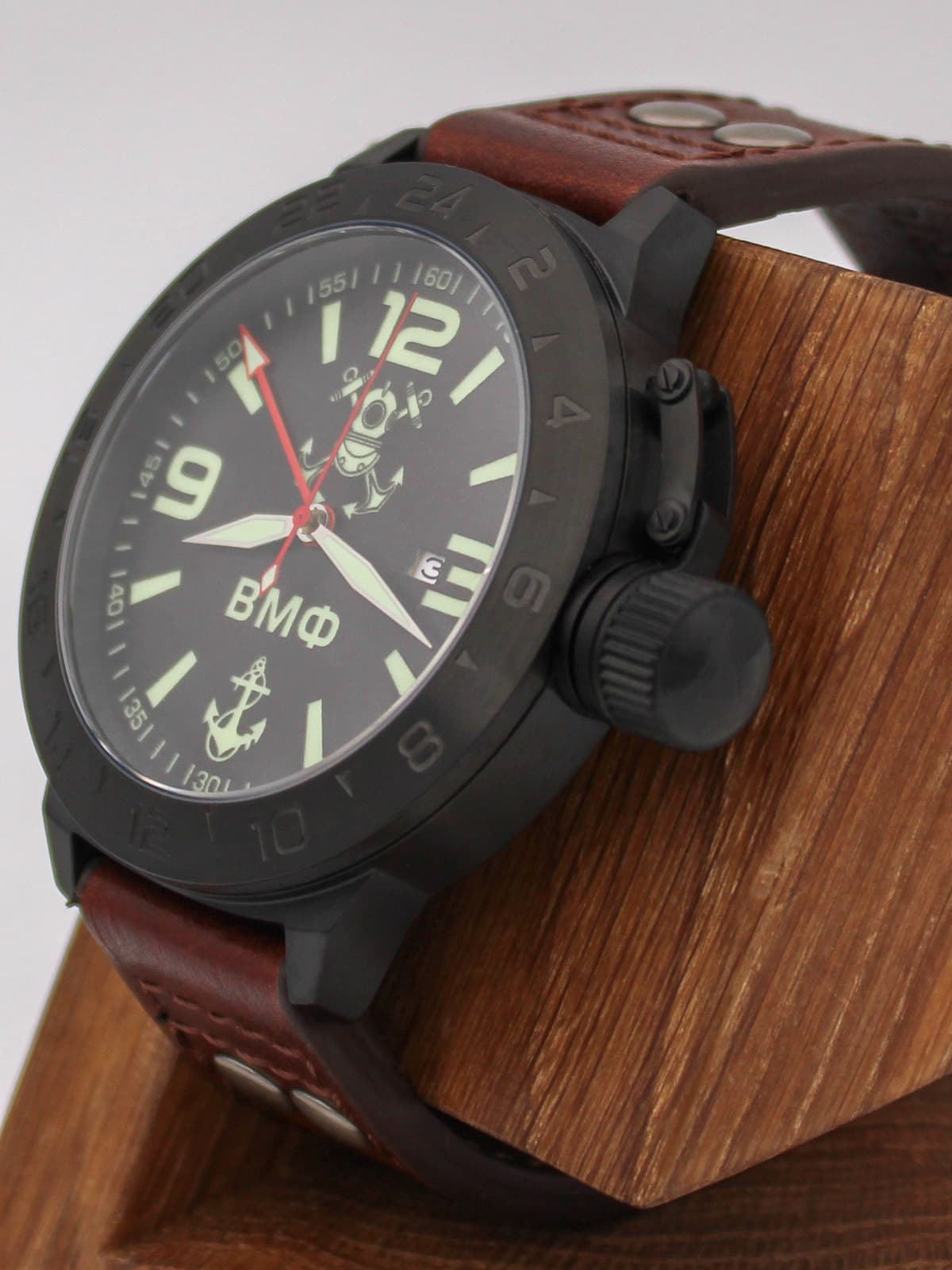 Часы ВМФ механические с автоподзаводом (Seiko NH34A) 152.026.02