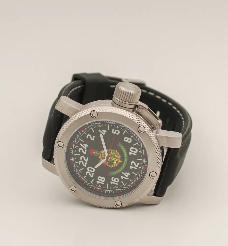 Часы наручные Погранвойска 174.11, механические, механизм Ракета 2623