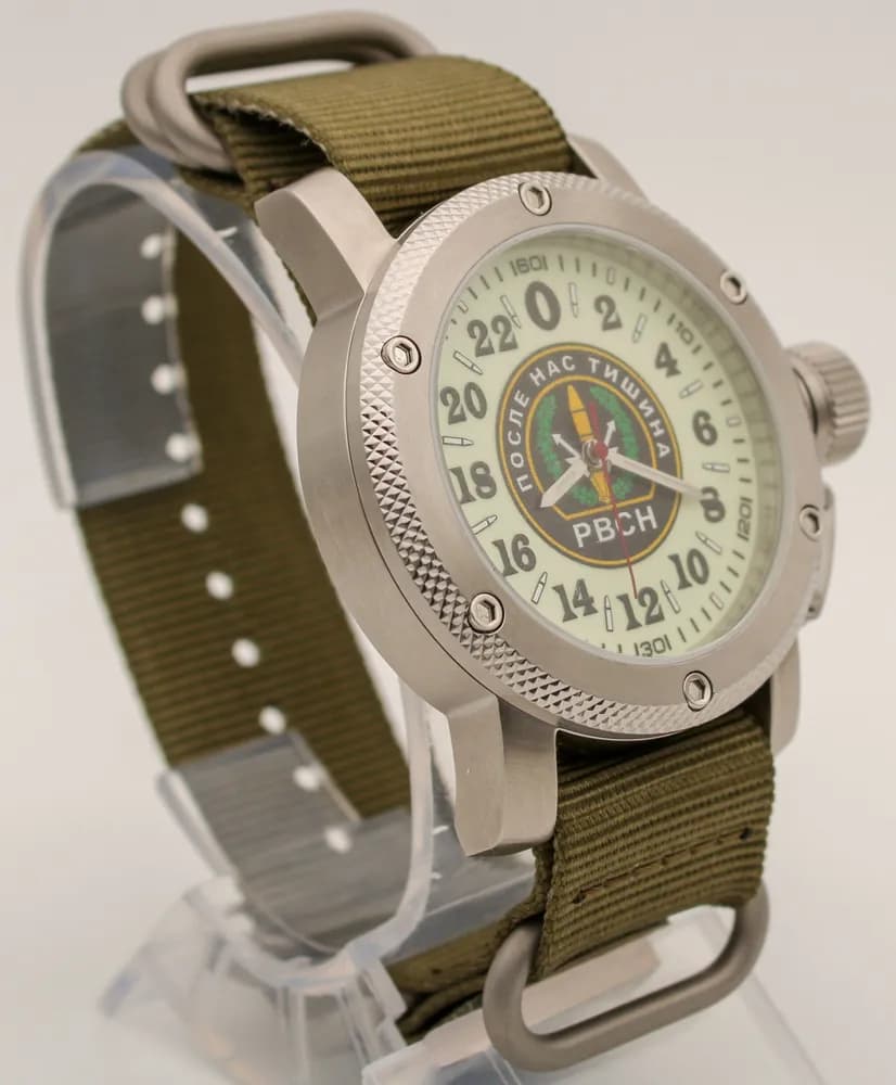 Часы наручные РВСН механические 160.21, Механизм Ракета 2623 
