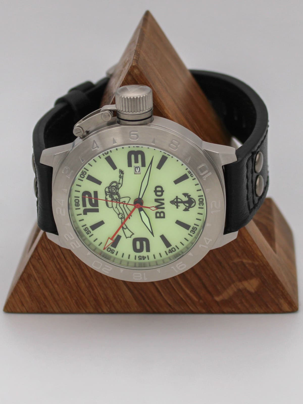 Часы ВМФ Боевой пловец механические с автоподзаводом (Seiko NH34A) 52.027.01