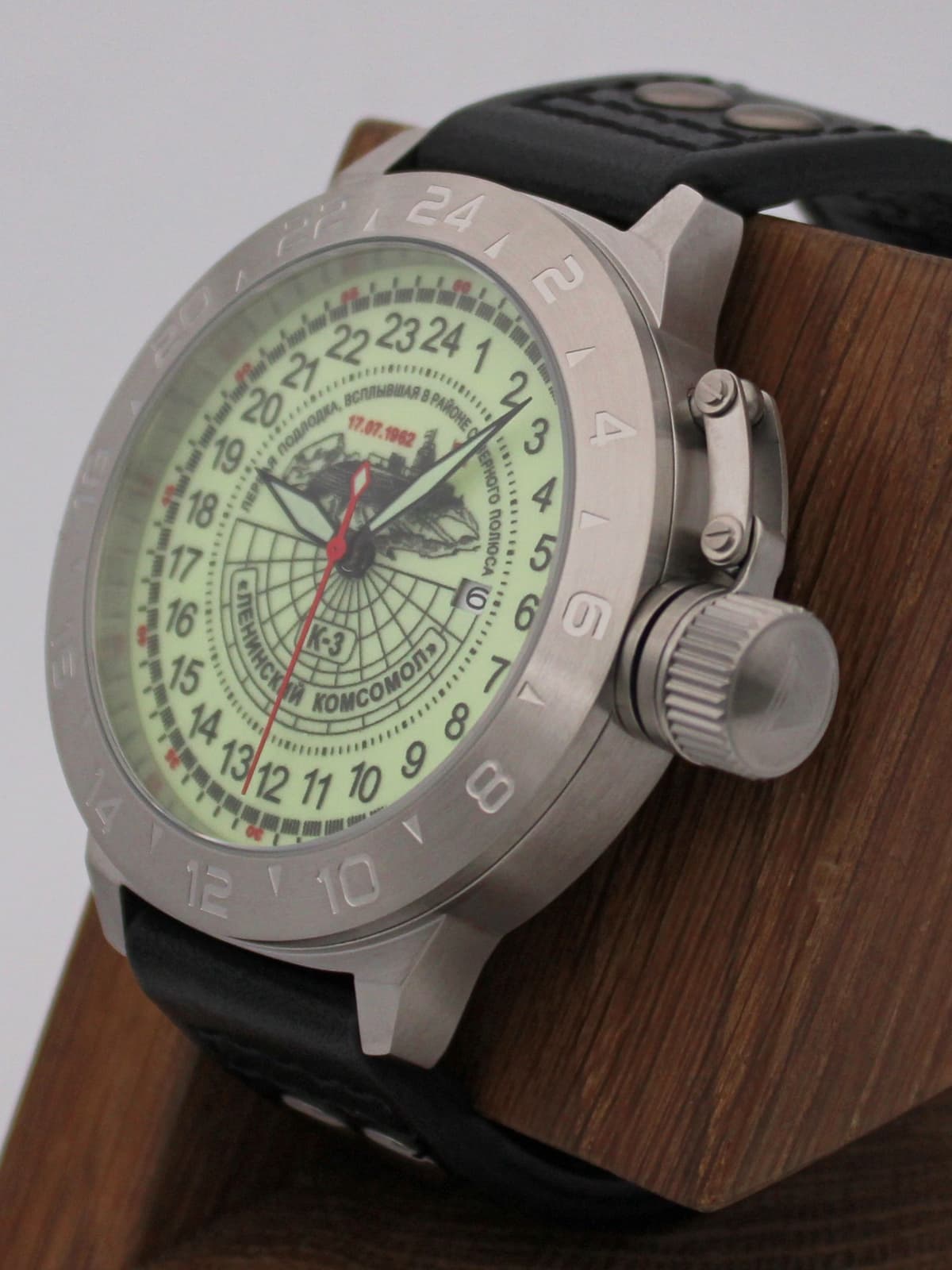 Часы К-3 "Ленинский комсомол" механические с автоподзаводом (Seiko NH34A) 52.150.01