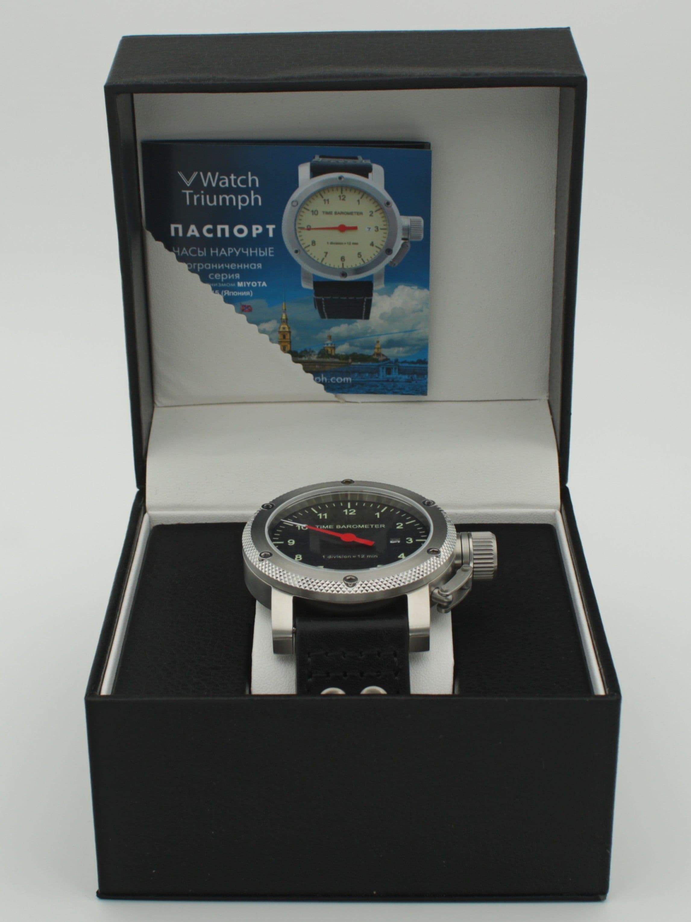 Часы Time Barometer однострелочные механические с автоподзаводом (Miyota 8215) 05.1177.01Z