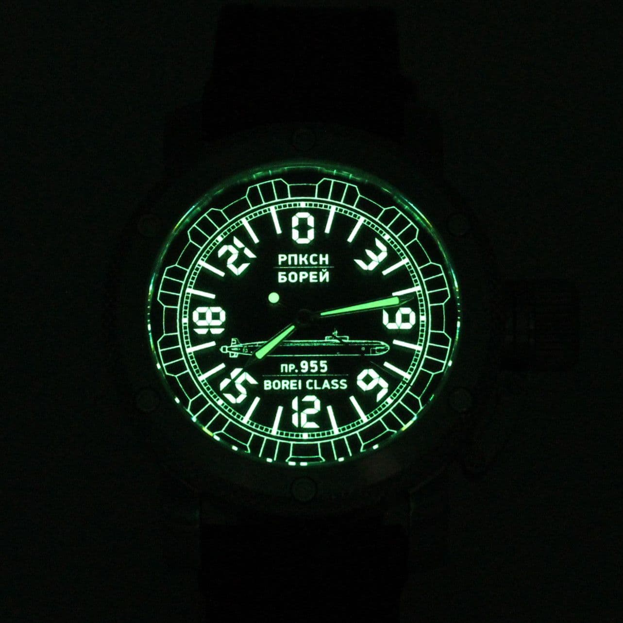 Часы РПКСН 955 Борей (Borei class) механические с автоподзаводом (Восток 2431) 1191.01