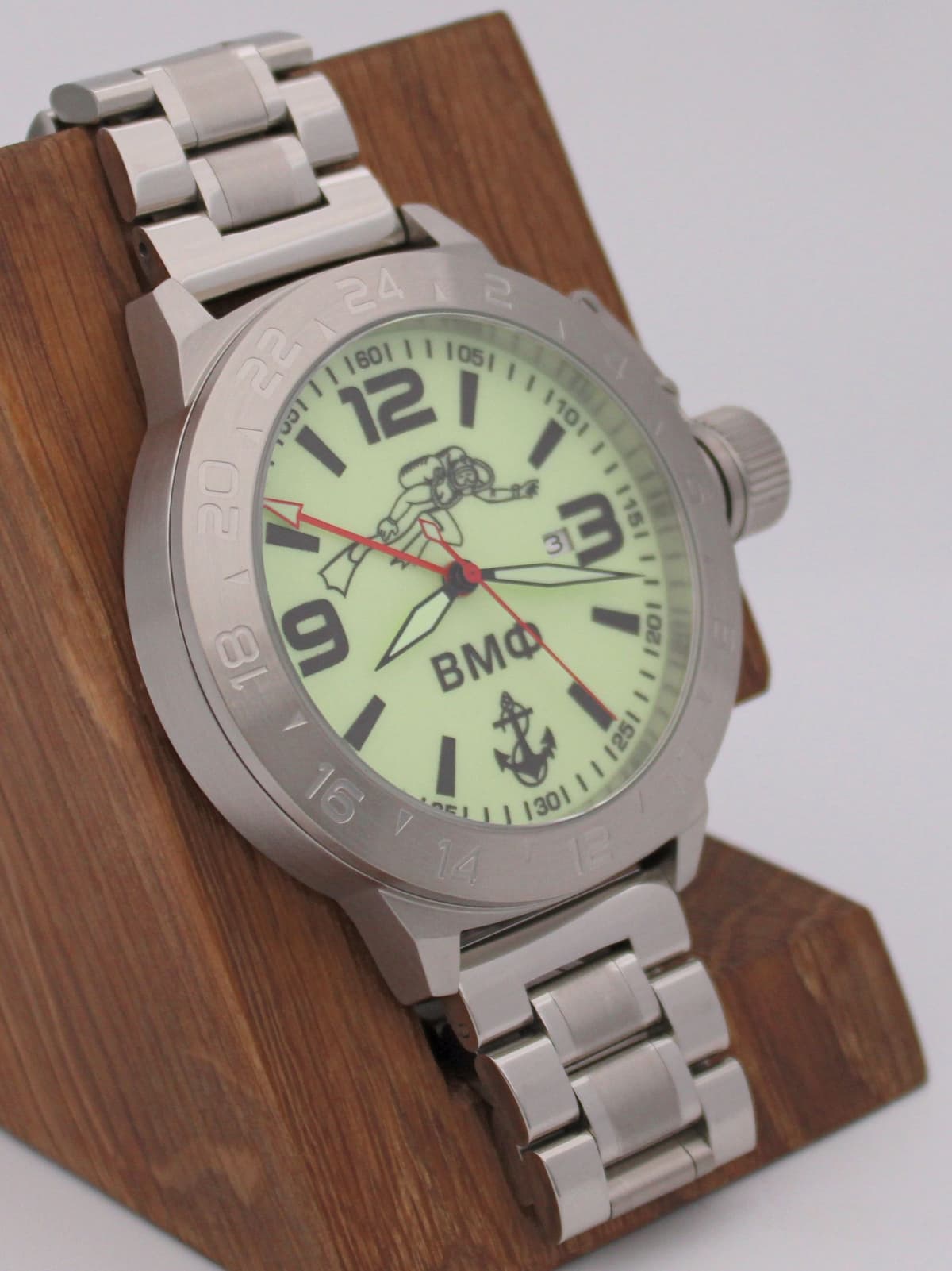 Часы ВМФ Боевой пловец механические с автоподзаводом (Seiko NH34A) 52.027.2