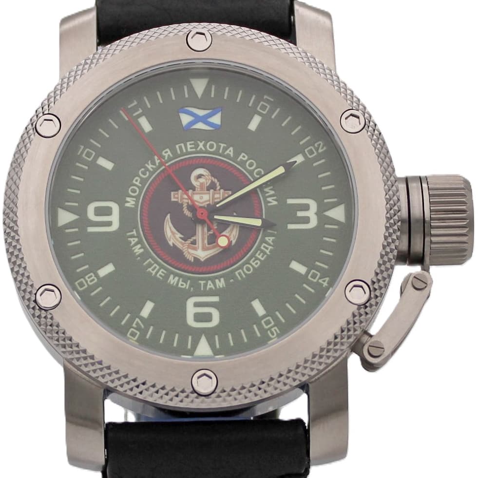 Часы Морская пехота России / там,где мы,там-победа! механизм Восток 2415.01