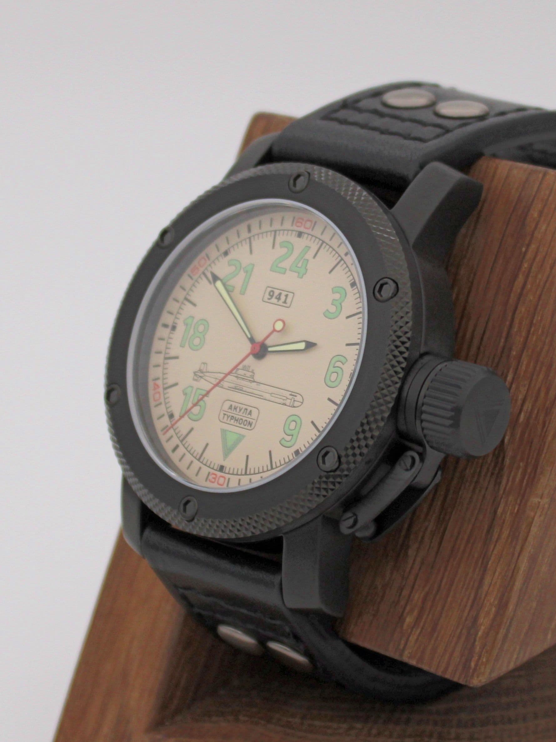 Часы 941 / Акула (Typhoon) механические с автоподзаводом (Восток 2431) 101.052.01