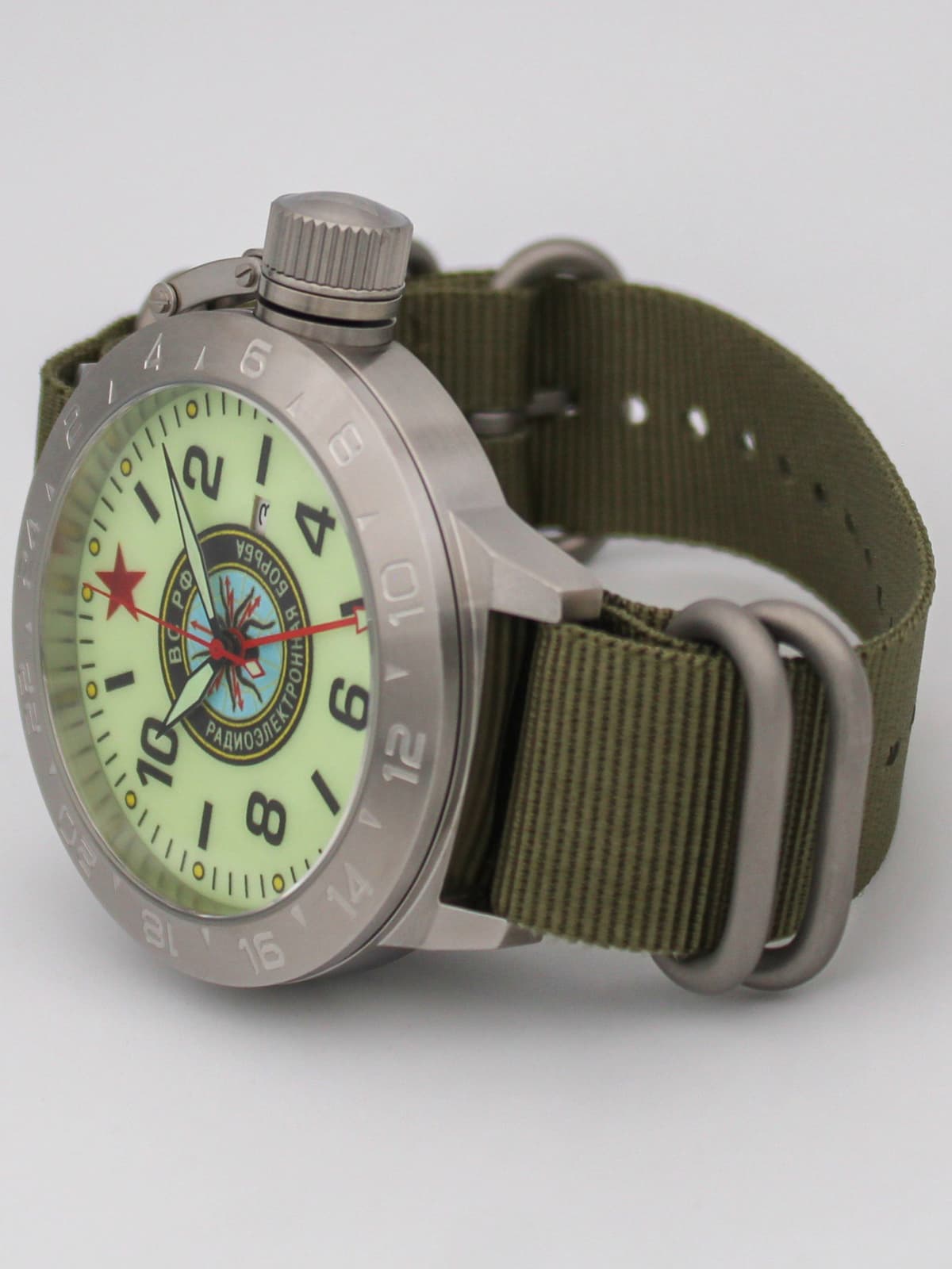 Часы Войска РЭБ механические с автоподзаводом (Seiko NH34A) 52.275.21