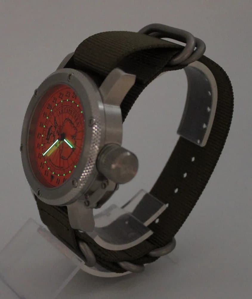 Часы Полярные / Антарктика 1138.21 механические с автоподзаводом (сапфировое стекло),  механизм Восток 2431