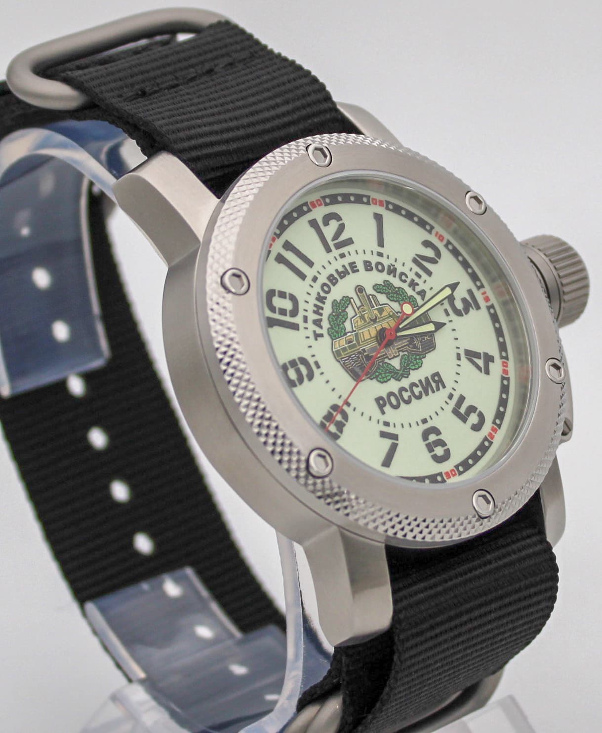 Часы Танковые войска РОССИЯ, механизм Восток 2415.01