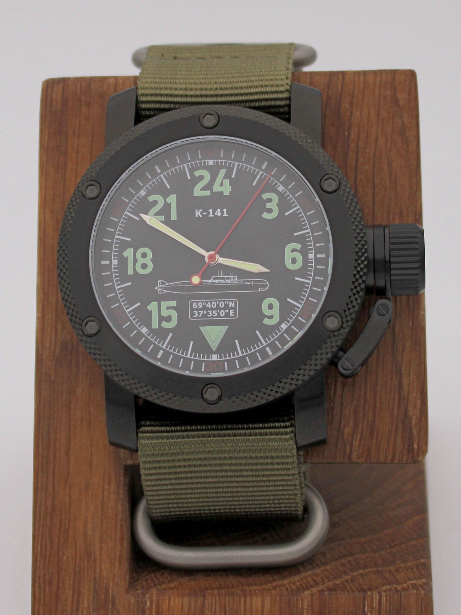 Часы К-141 / Курск (Oscar-II) механические с автоподзаводом (Восток 2431) 101.089.21