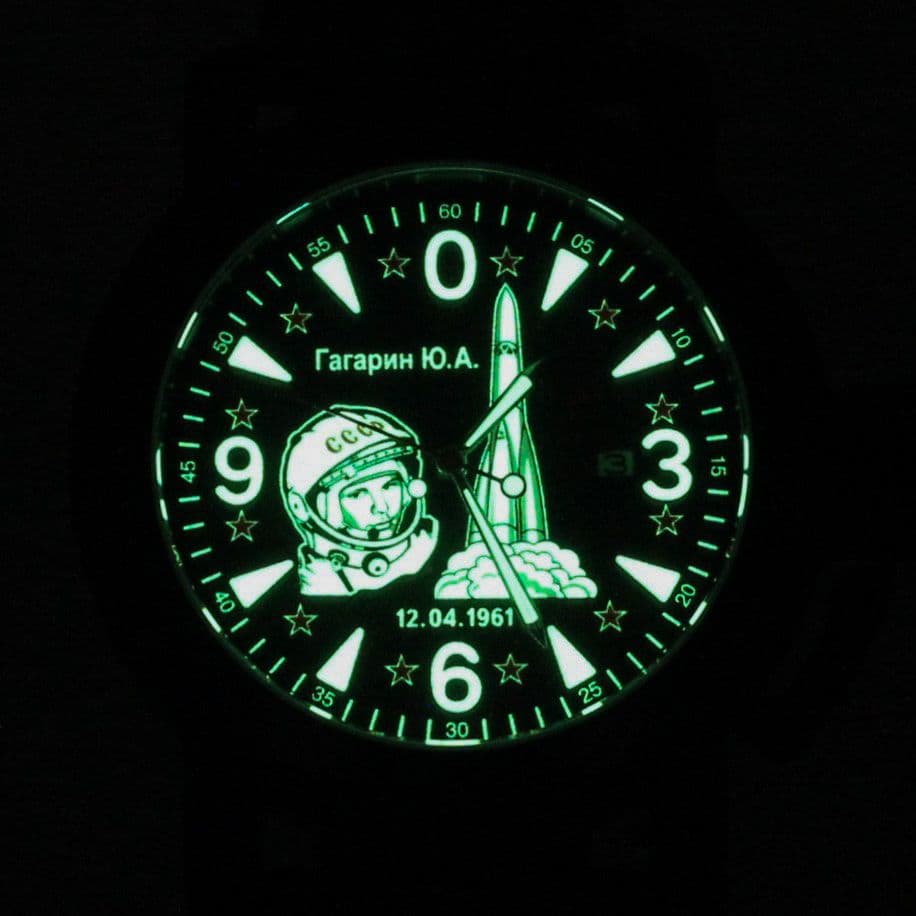 Часы Гагарин механические с автоподзаводом (Miyota 8215) 105.1371.1