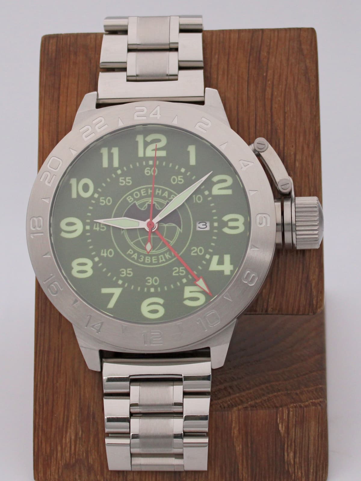 Часы Военная разведка механические с автоподзаводом (Seiko NH34A) 52.267.2