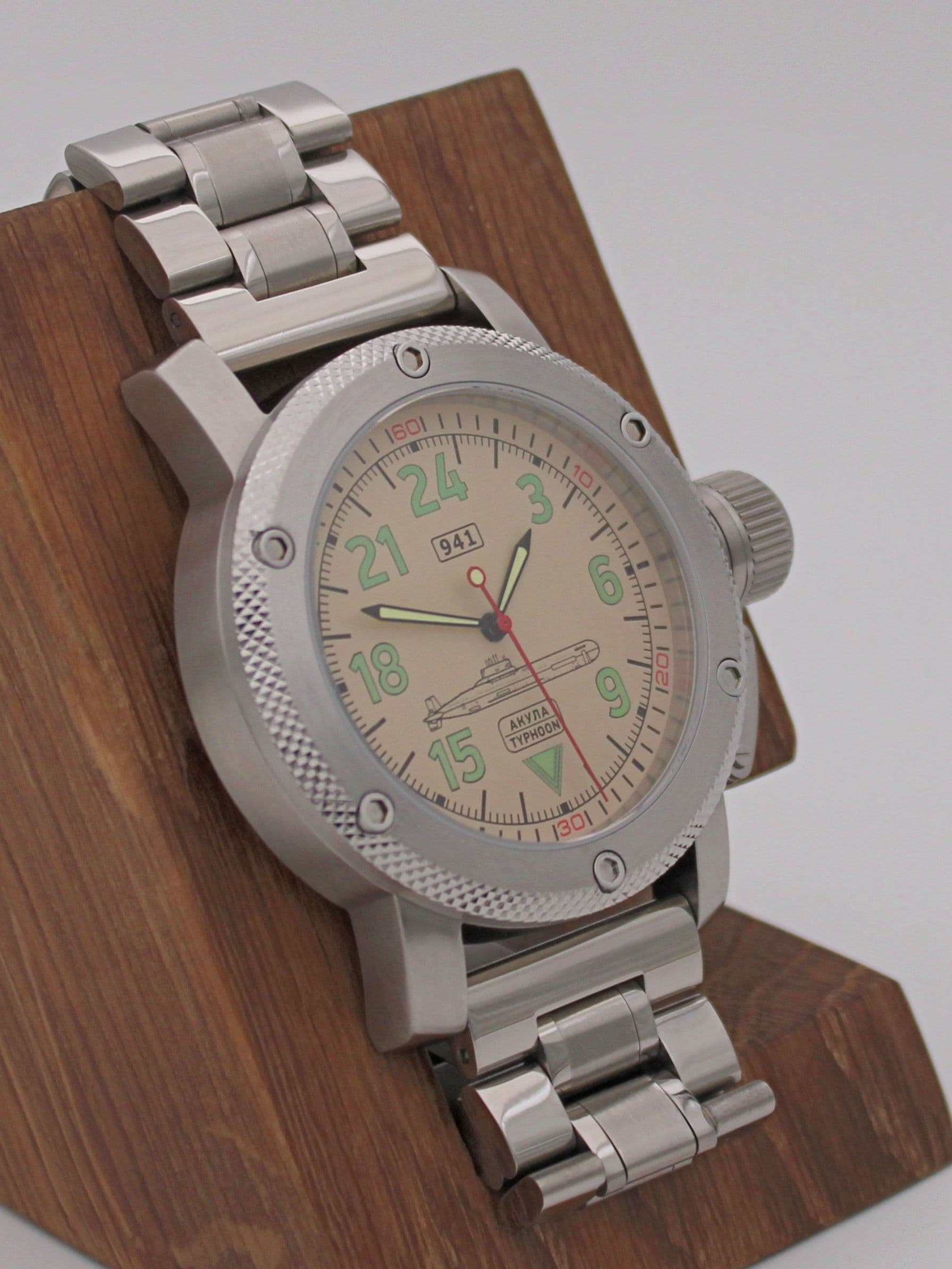 Часы 941 / Акула (Typhoon) механические с автоподзаводом (Восток 2431) 01.052.2