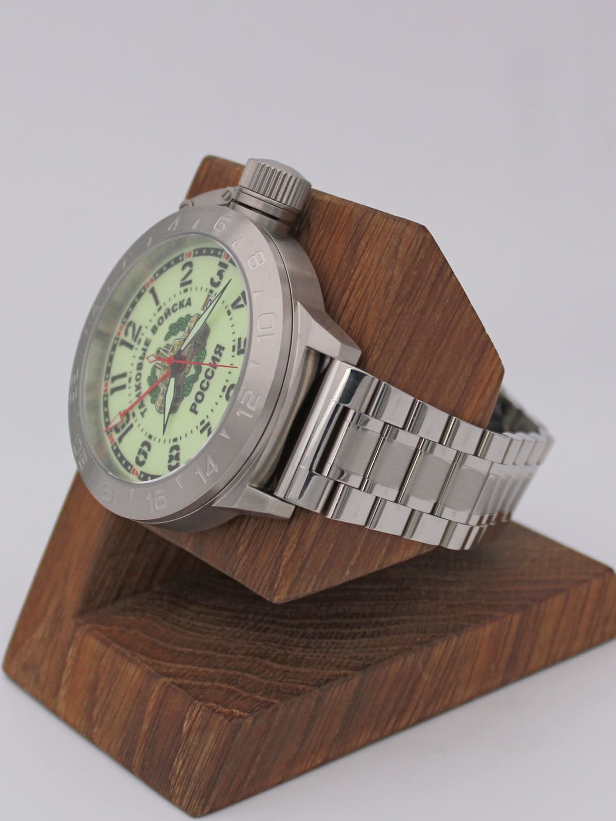 Часы Танковые войска механические с автоподзаводом (Seiko NH34A) 52.210.2