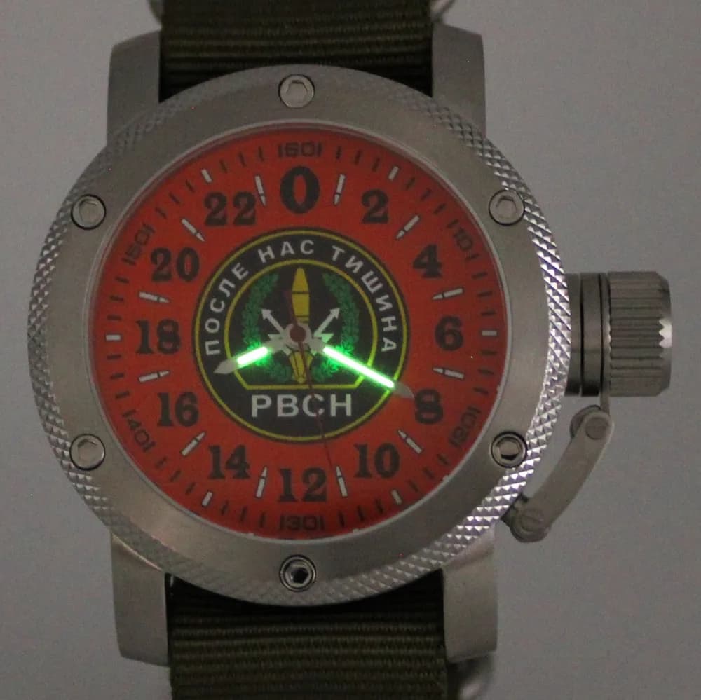 Часы РВСН механические 162.21, Механизм Ракета 2623 