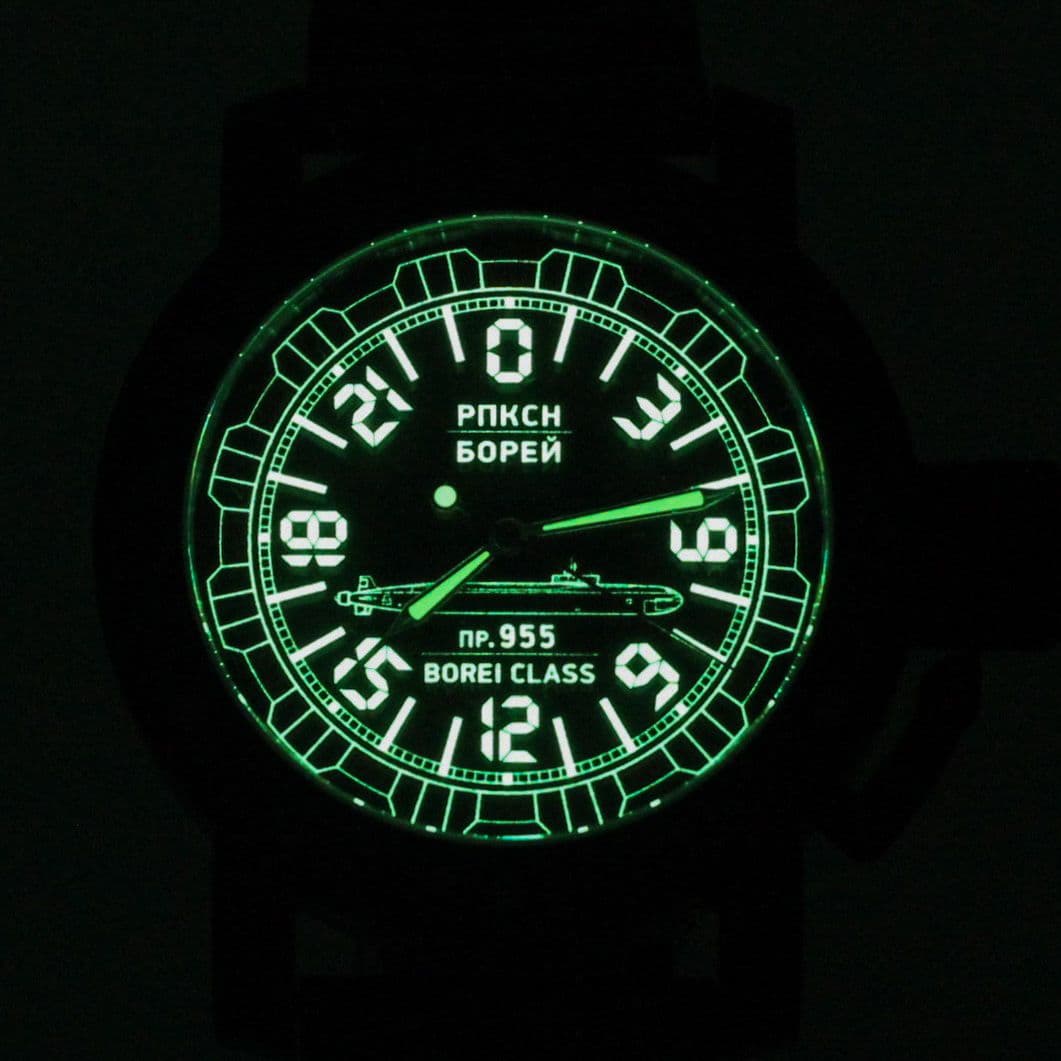Часы РПКСН 955 Борей (Borei class) механические с автоподзаводом (Восток 2431) 101.1191.01