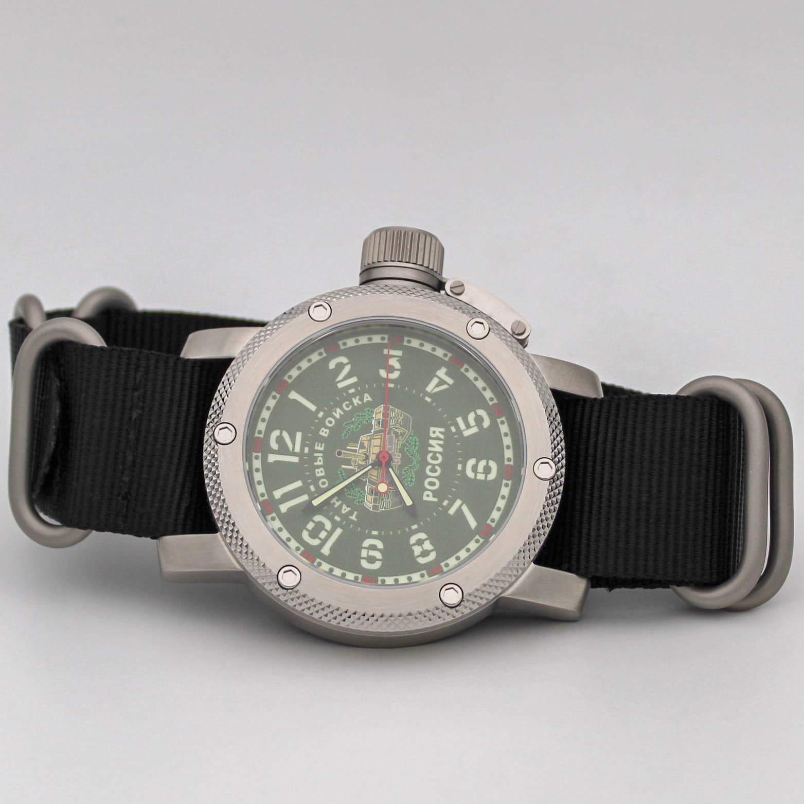 Часы Танковые войска РОССИЯ, механизм Восток 2415.01