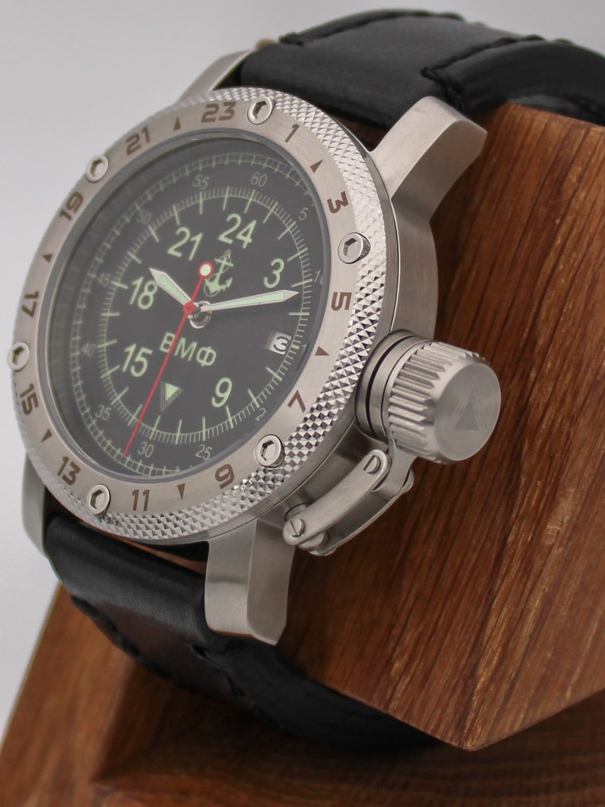 Часы ВМФ кварцевые (Ronda 515.24H) Q47.060.01