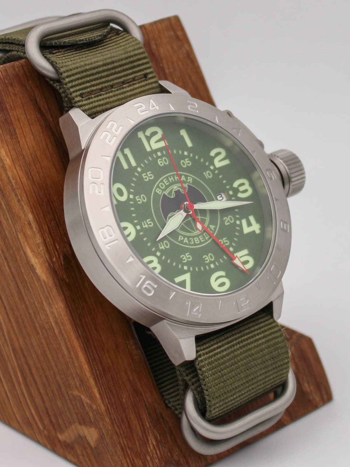 Часы Военная разведка механические с автоподзаводом (Seiko NH34A) 52.267.21