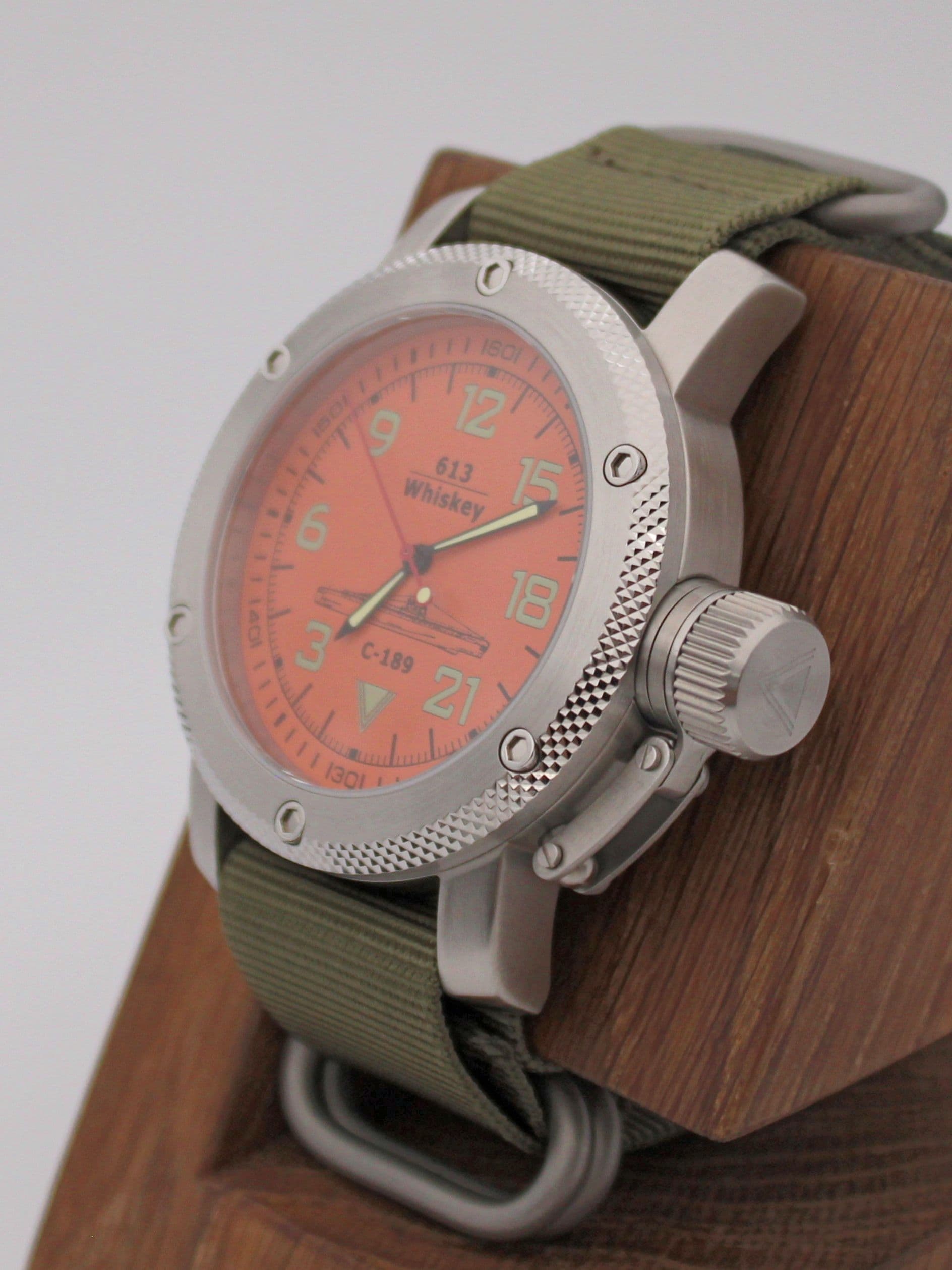 Часы С-189 (Whiskey) механические с автоподзаводом (Восток 2431) 01.103.21