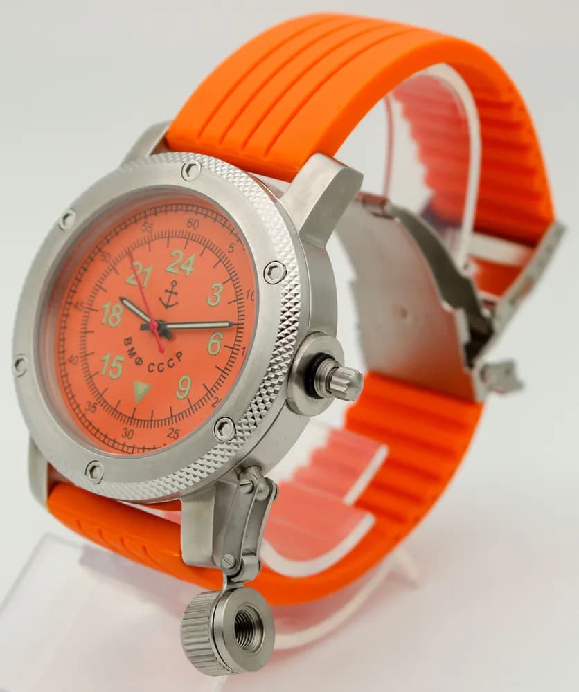 Часы ВМФ СССР механические 013.15 механизм Ракета 2623