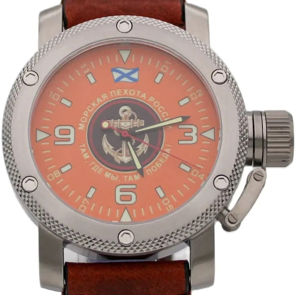 Часы Морская пехота России / там,где мы,там-победа! механизм Восток 2415.01